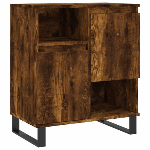 vidaXL Sideboard Smoked Oak 60x35x70 cm Engineered Wood