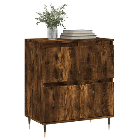 vidaXL Sideboard Smoked Oak 60x35x70 cm Engineered Wood