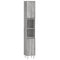 vidaXL Bathroom Cabinet Grey Sonoma 30x30x190 cm Engineered Wood
