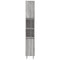 vidaXL Bathroom Cabinet Grey Sonoma 30x30x190 cm Engineered Wood