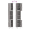 vidaXL Bathroom Cabinet Grey Sonoma 30x30x190 cm Engineered Wood