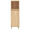 vidaXL Bathroom Cabinet Sonoma Oak 30x30x100 cm Engineered Wood