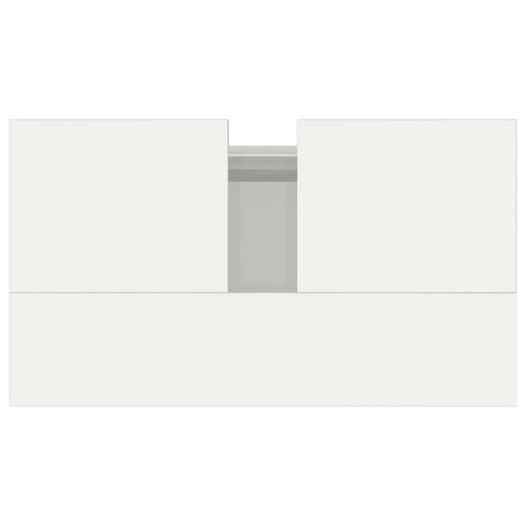 vidaXL Bathroom Cabinet High Gloss White 58x33x60 cm Engineered Wood