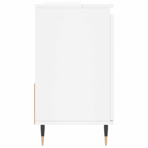 vidaXL Bathroom Cabinet White 65x33x60 cm Engineered Wood