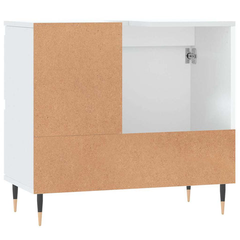 vidaXL Bathroom Cabinet White 65x33x60 cm Engineered Wood