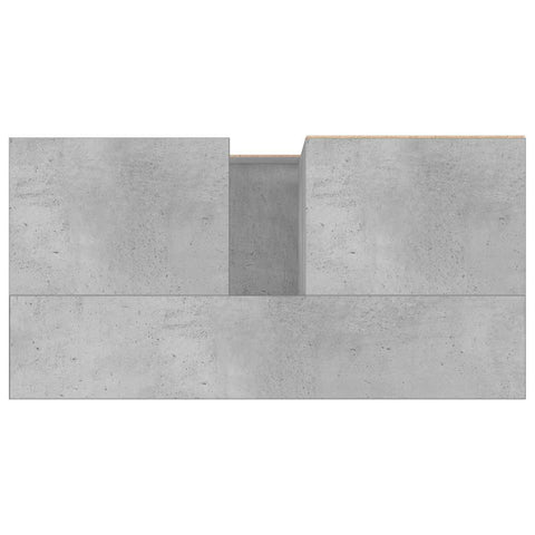 vidaXL Bathroom Cabinet Concrete Grey 65x33x60 cm Engineered Wood