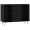 vidaXL Bathroom Cabinet Black 80x33x60 cm Engineered Wood
