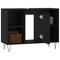 vidaXL Bathroom Cabinet Black 80x33x60 cm Engineered Wood