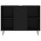 vidaXL Bathroom Cabinet Black 80x33x60 cm Engineered Wood