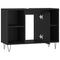 vidaXL Bathroom Cabinet Black 80x33x60 cm Engineered Wood