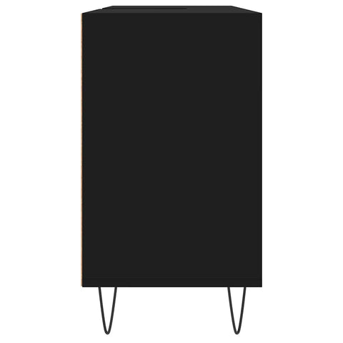 vidaXL Bathroom Cabinet Black 80x33x60 cm Engineered Wood