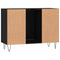 vidaXL Bathroom Cabinet Black 80x33x60 cm Engineered Wood