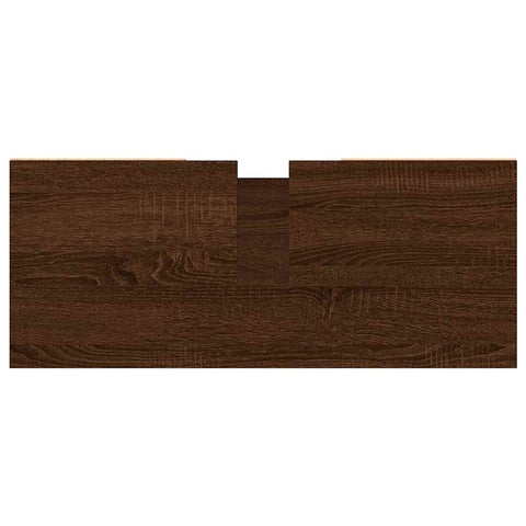 vidaXL Bathroom Cabinet Brown Oak 80x33x60 cm Engineered Wood