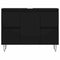 vidaXL Bathroom Cabinet Black 80x33x60 cm Engineered Wood