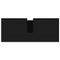 vidaXL Bathroom Cabinet Black 80x33x60 cm Engineered Wood