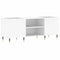 vidaXL Record Cabinet White 121x38x48 cm Engineered Wood
