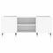 vidaXL Record Cabinet White 121x38x48 cm Engineered Wood
