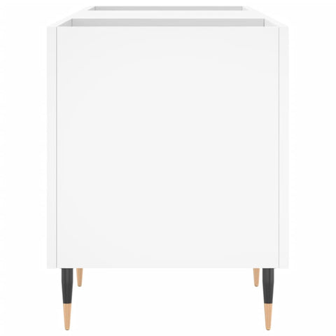 vidaXL Record Cabinet White 121x38x48 cm Engineered Wood