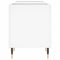 vidaXL Record Cabinet White 121x38x48 cm Engineered Wood