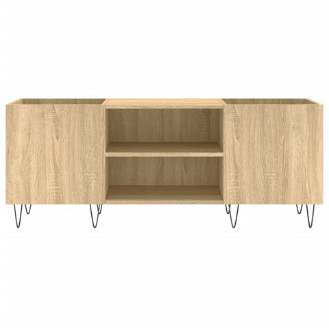 vidaXL Record Cabinet Sonoma Oak 121x38x48 cm Engineered Wood