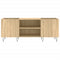 vidaXL Record Cabinet Sonoma Oak 121x38x48 cm Engineered Wood