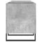 vidaXL Record Cabinet Concrete Grey 121x38x48 cm Engineered Wood