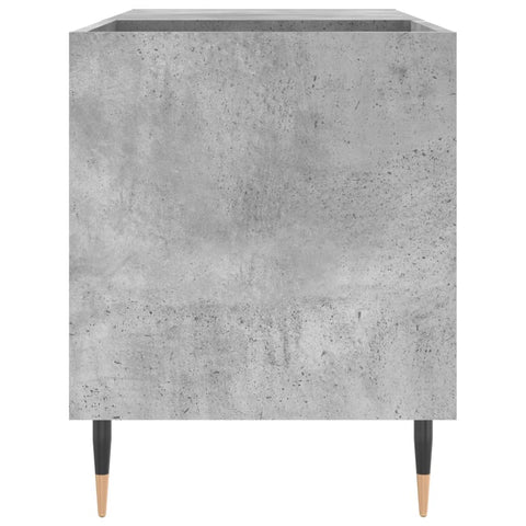vidaXL Record Cabinet Concrete Grey 85x38x48 cm Engineered Wood