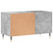 vidaXL Record Cabinet Concrete Grey 85x38x48 cm Engineered Wood