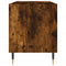 vidaXL Record Cabinet Smoked Oak 85x38x48 cm Engineered Wood