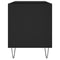 vidaXL Record Cabinet Black 85x38x48 cm Engineered Wood