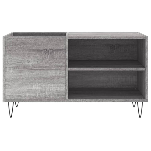 vidaXL Record Cabinet Grey Sonoma 85x38x48 cm Engineered Wood