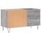 vidaXL Record Cabinet Grey Sonoma 85x38x48 cm Engineered Wood