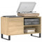 vidaXL Record Cabinet Sonoma Oak 85x38x48 cm Engineered Wood