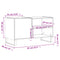 vidaXL Record Cabinet Sonoma Oak 85x38x48 cm Engineered Wood