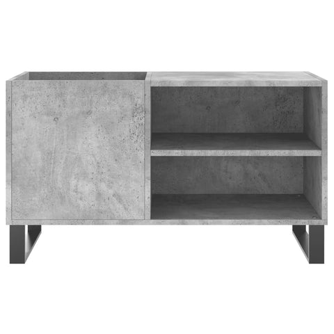 vidaXL Record Cabinet Concrete Grey 85x38x48 cm Engineered Wood