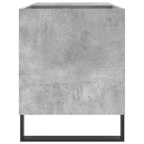 vidaXL Record Cabinet Concrete Grey 85x38x48 cm Engineered Wood
