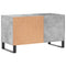 vidaXL Record Cabinet Concrete Grey 85x38x48 cm Engineered Wood