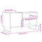 vidaXL Record Cabinet Concrete Grey 85x38x48 cm Engineered Wood