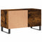 vidaXL Record Cabinet Smoked Oak 85x38x48 cm Engineered Wood