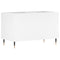 vidaXL Record Cabinet White 74.5x38x48 cm Engineered Wood
