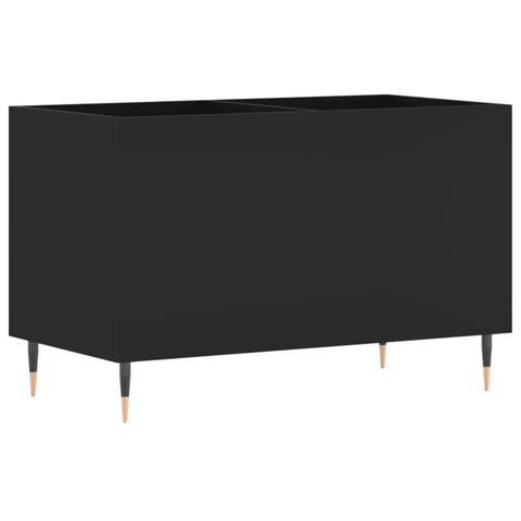 vidaXL Record Cabinet Black 74.5x38x48 cm Engineered Wood