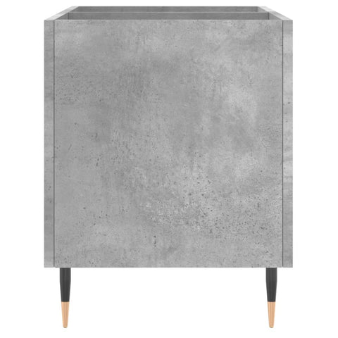 vidaXL Record Cabinet Concrete Grey 74.5x38x48 cm Engineered Wood