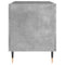 vidaXL Record Cabinet Concrete Grey 74.5x38x48 cm Engineered Wood
