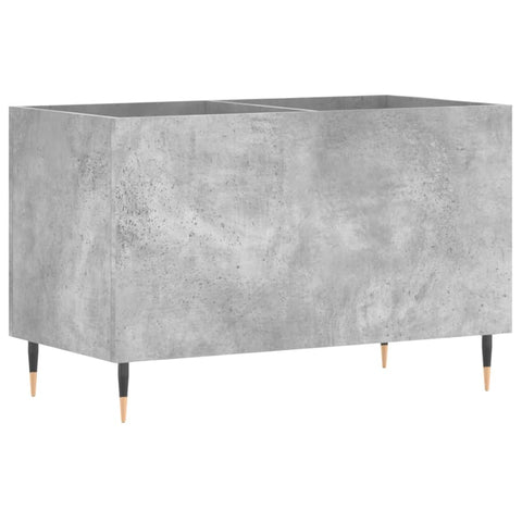 vidaXL Record Cabinet Concrete Grey 74.5x38x48 cm Engineered Wood