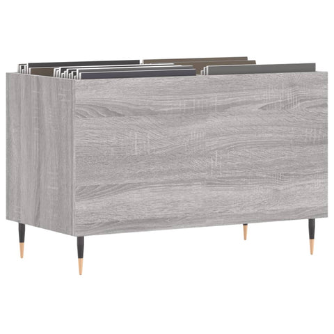vidaXL Record Cabinet Grey Sonoma 74.5x38x48 cm Engineered Wood