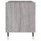 vidaXL Record Cabinet Grey Sonoma 74.5x38x48 cm Engineered Wood