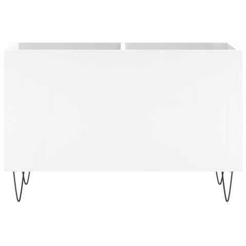 vidaXL Record Cabinet White 74.5x38x48 cm Engineered Wood