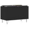 vidaXL Record Cabinet Black 74.5x38x48 cm Engineered Wood
