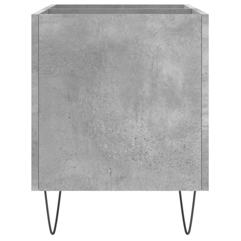 vidaXL Record Cabinet Concrete Grey 74.5x38x48 cm Engineered Wood