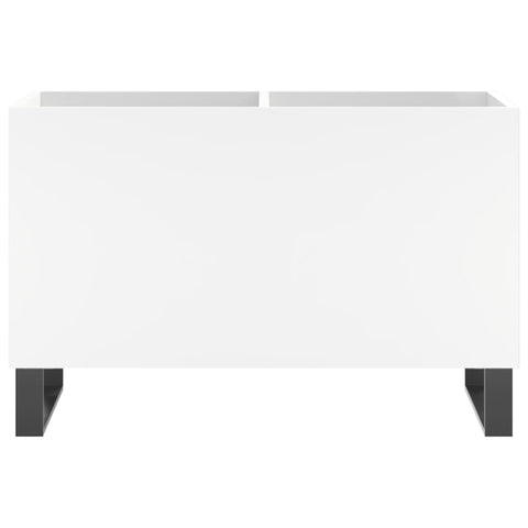 vidaXL Record Cabinet White 74.5x38x48 cm Engineered Wood